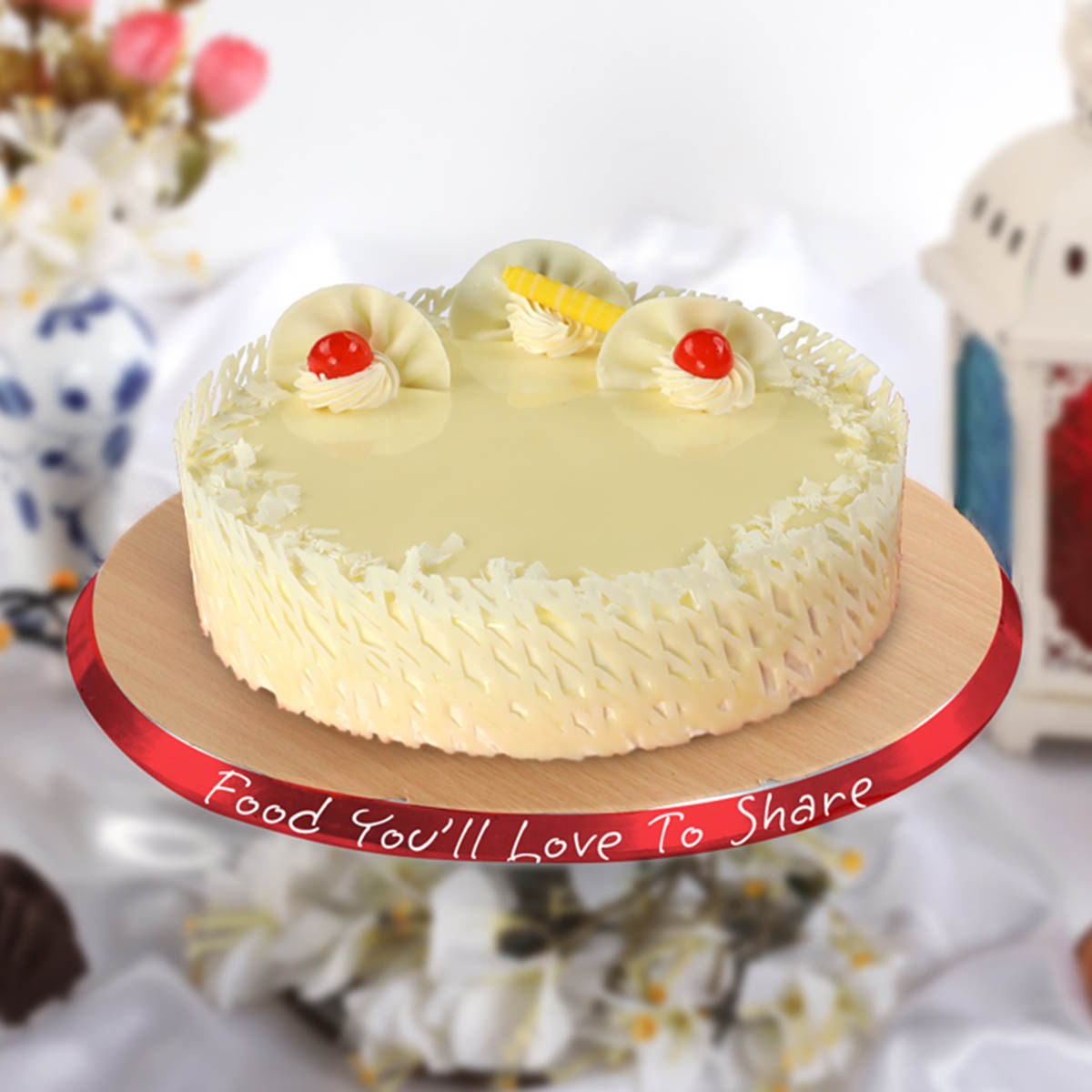 White Forest Cake